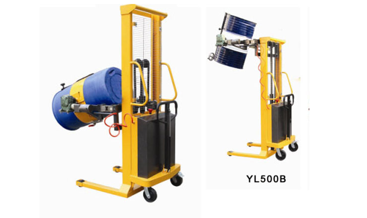 多功能半電動油桶翻轉車_1
