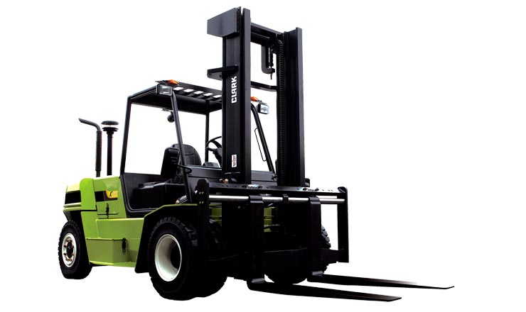克拉克6-8噸平衡重內燃叉車_2